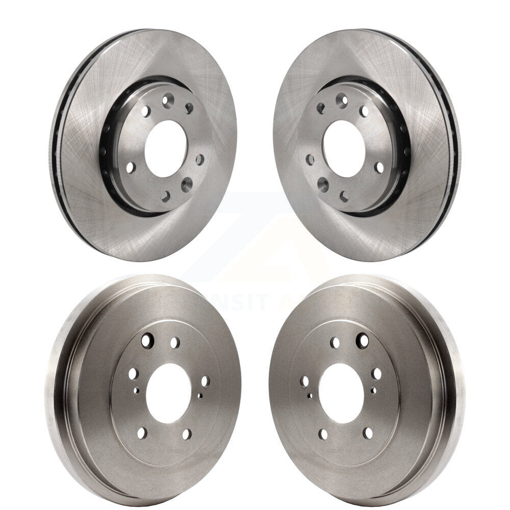 Front Rear Disc Brake Rotors Drums Kit For 2020-2022 Nissan Sentra K8-102519