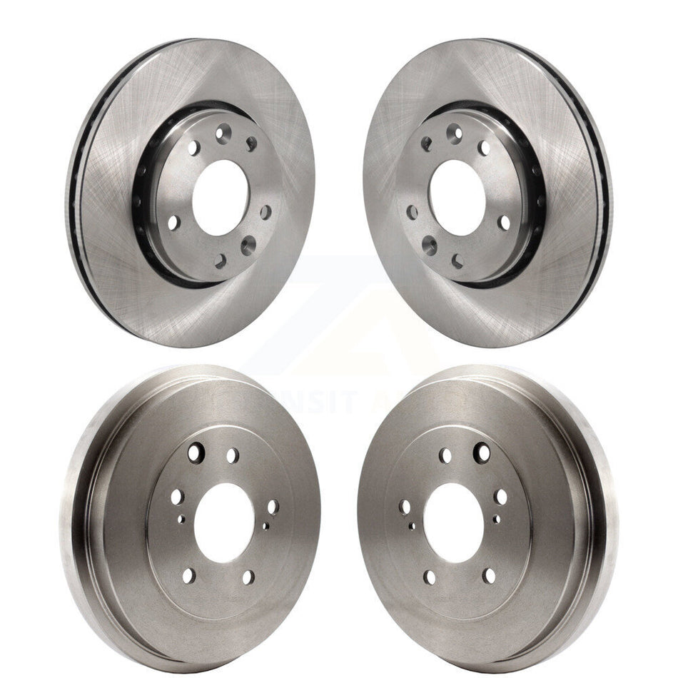 Front Rear Disc Brake Rotors Drums Kit For 2020-2022 Nissan Sentra K8-102519