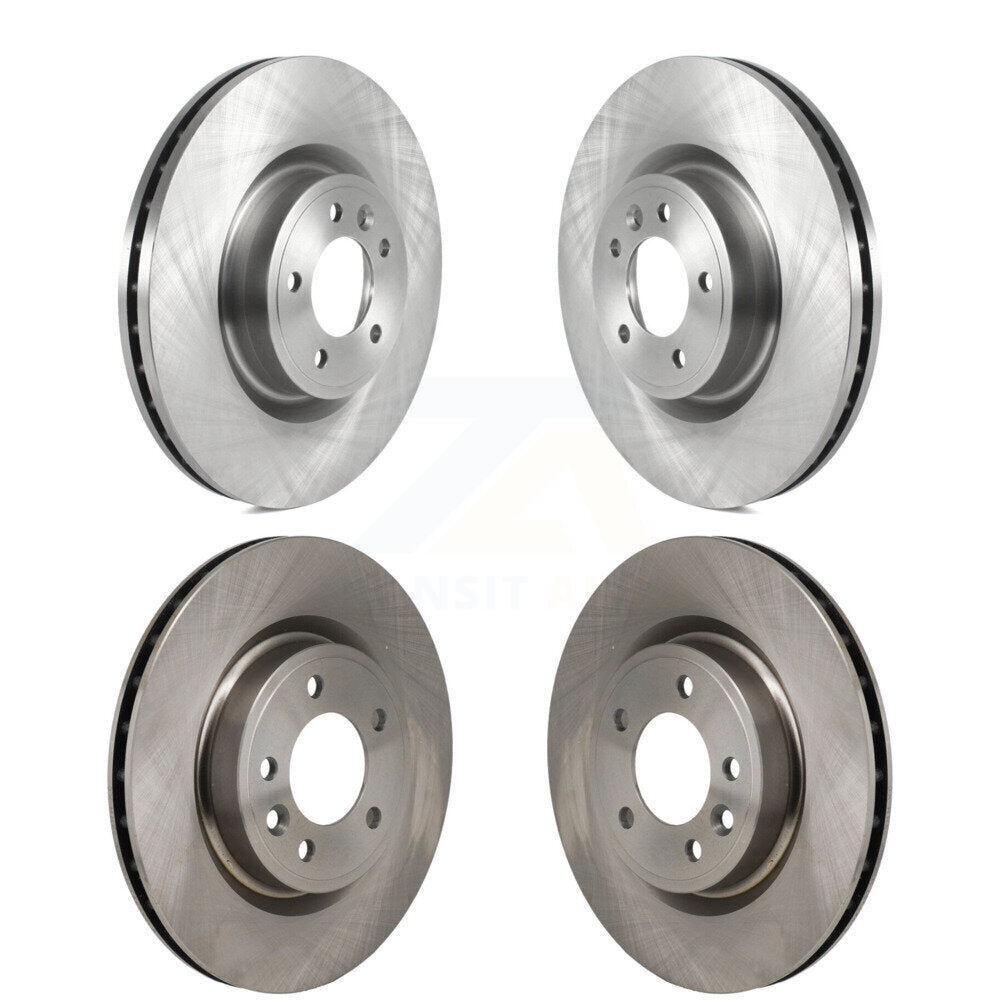 Front Rear Disc Brake Rotors Kit For 2020 Land Rover Range With 363mm Diameter Rotor K8-102533
