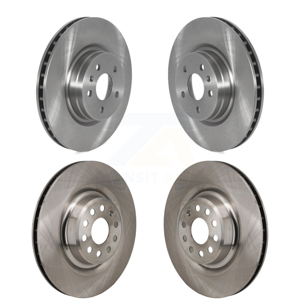 Front Rear Disc Brake Rotors Kit For Tesla S K8-102535