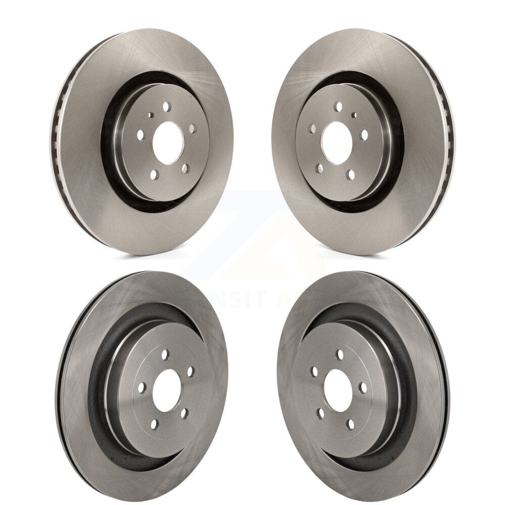 Front Rear Disc Brake Rotors Kit For Ford Edge Lincoln Nautilus K8-102538