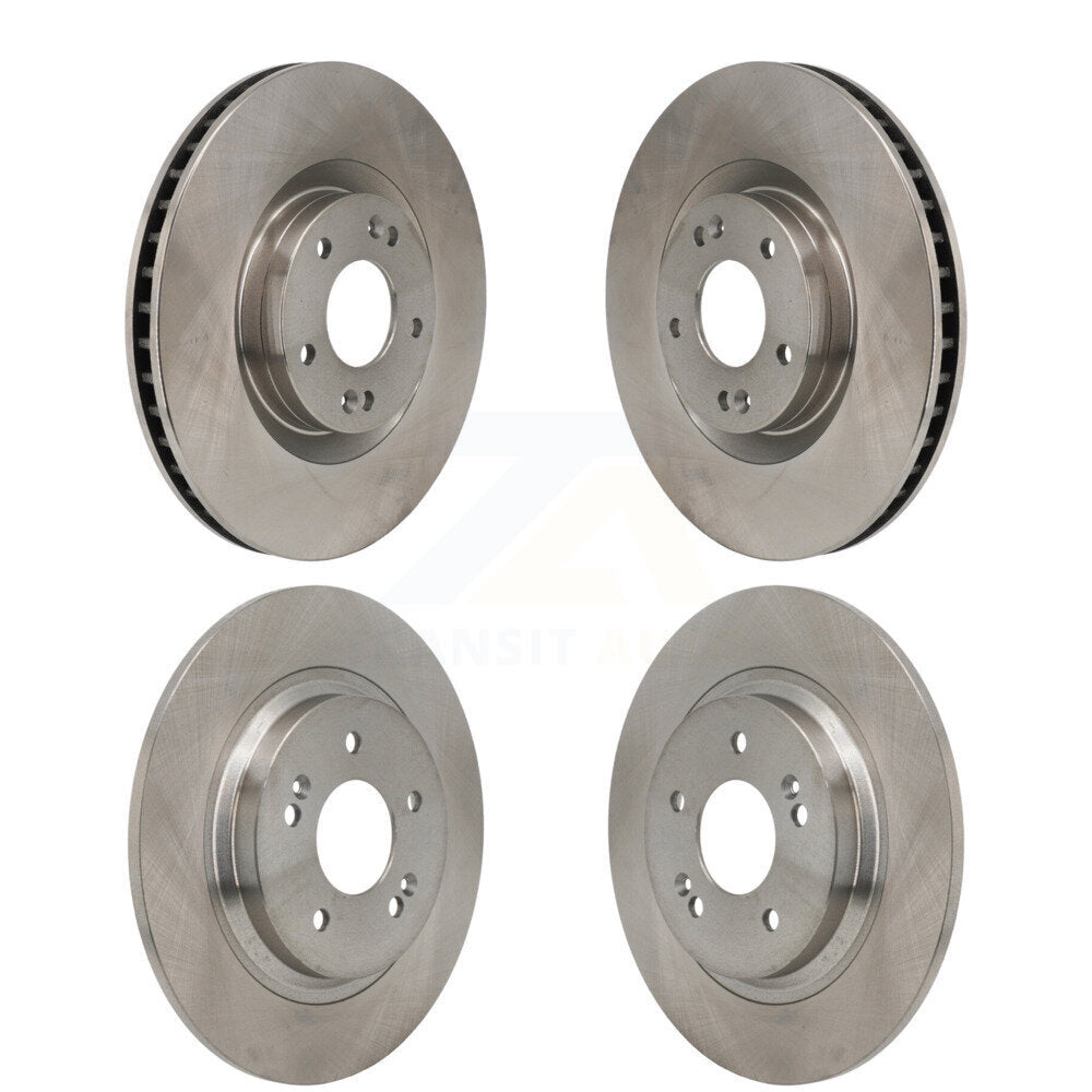 Front Rear Disc Brake Rotors Kit For Hyundai Santa Fe Kia Sorento GAS engine K8-102545