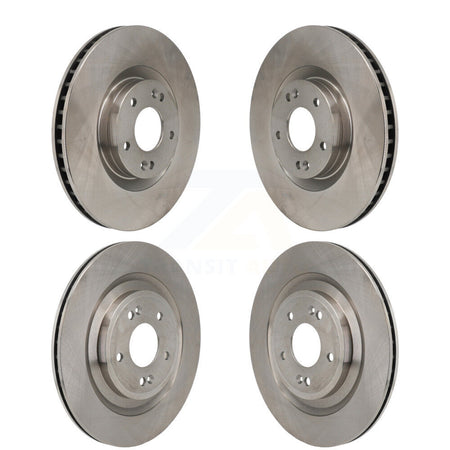 Front Rear Disc Brake Rotors Kit For Hyundai Santa Fe Kia Sorento K8-102546