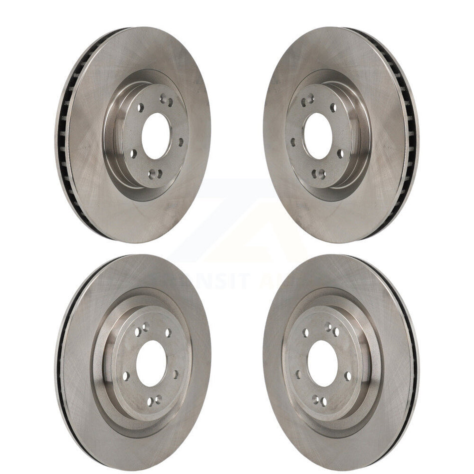 Front Rear Disc Brake Rotors Kit For Hyundai Santa Fe Kia Sorento K8-102546