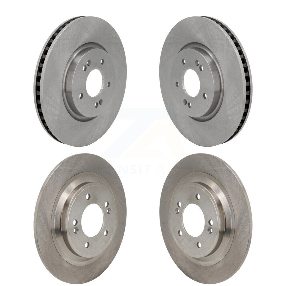 Front Rear Disc Brake Rotors Kit For Hyundai Tucson Kia Sportage K8-102548