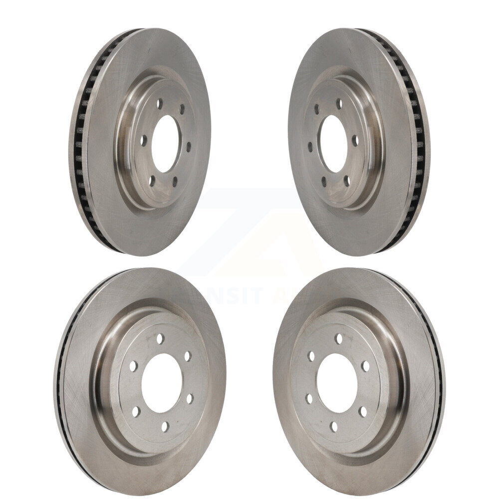 Front Rear Disc Brake Rotors Kit For Ford F-150 Lightning K8-102553