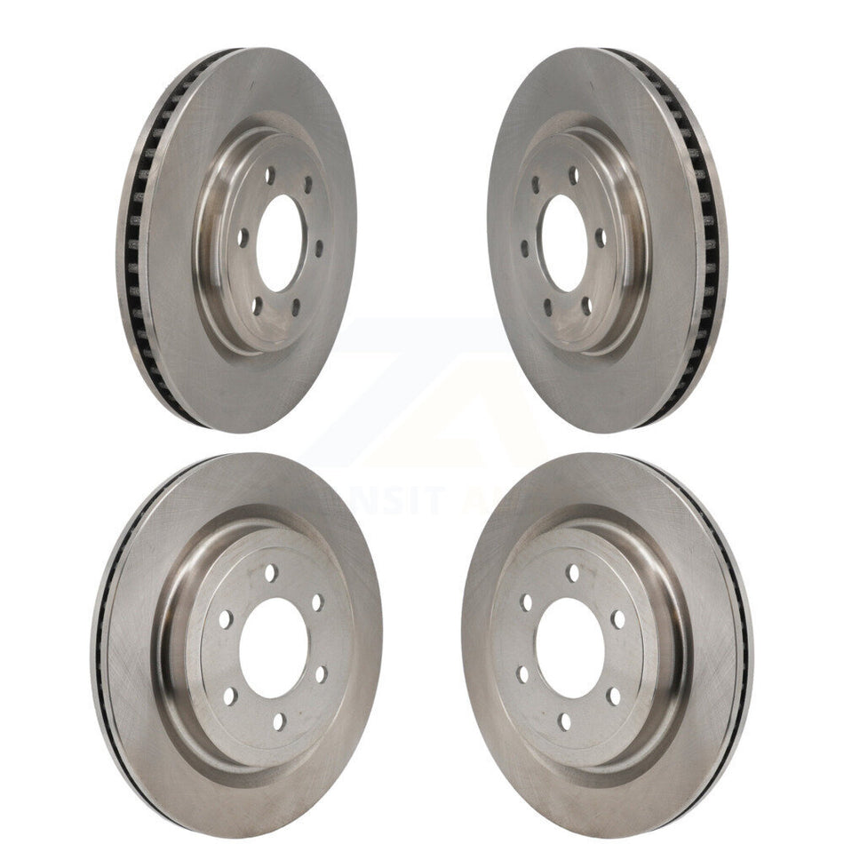 Front Rear Disc Brake Rotors Kit For Ford F-150 Lightning K8-102553