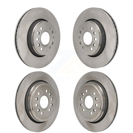 Front Rear Disc Brake Rotors Kit For Ram 1500 Jeep Wagoneer Grand L K8-102557