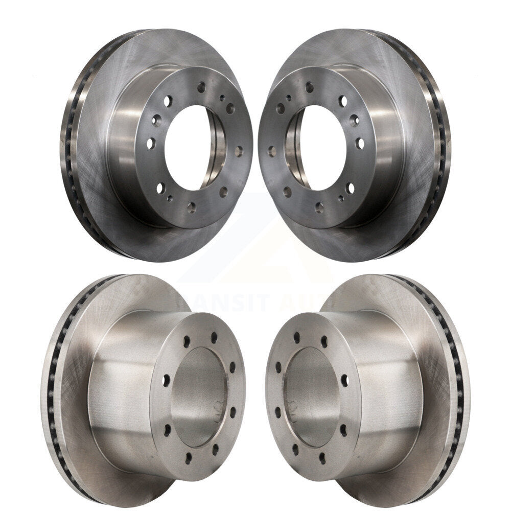 Front Rear Disc Brake Rotors Kit For 2020-2024 GMC Sierra 3500 HD Chevrolet Silverado K8-102558