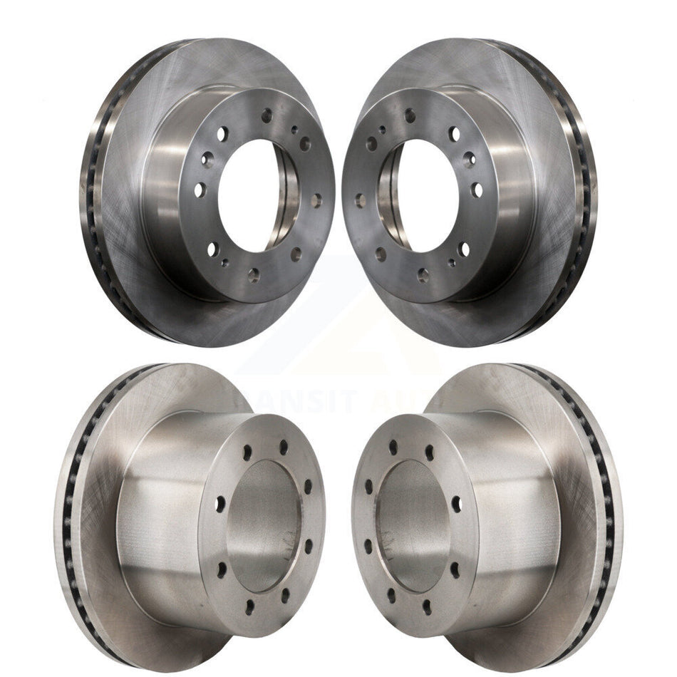 Front Rear Disc Brake Rotors Kit For 2020-2024 GMC Sierra 3500 HD Chevrolet Silverado K8-102558