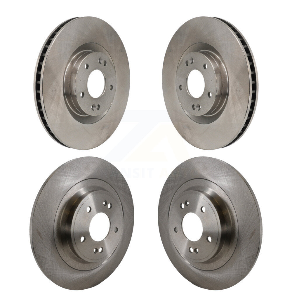 Front Rear Disc Brake Rotors Kit For Hyundai Santa Cruz Fe Kia Sorento K8-102563