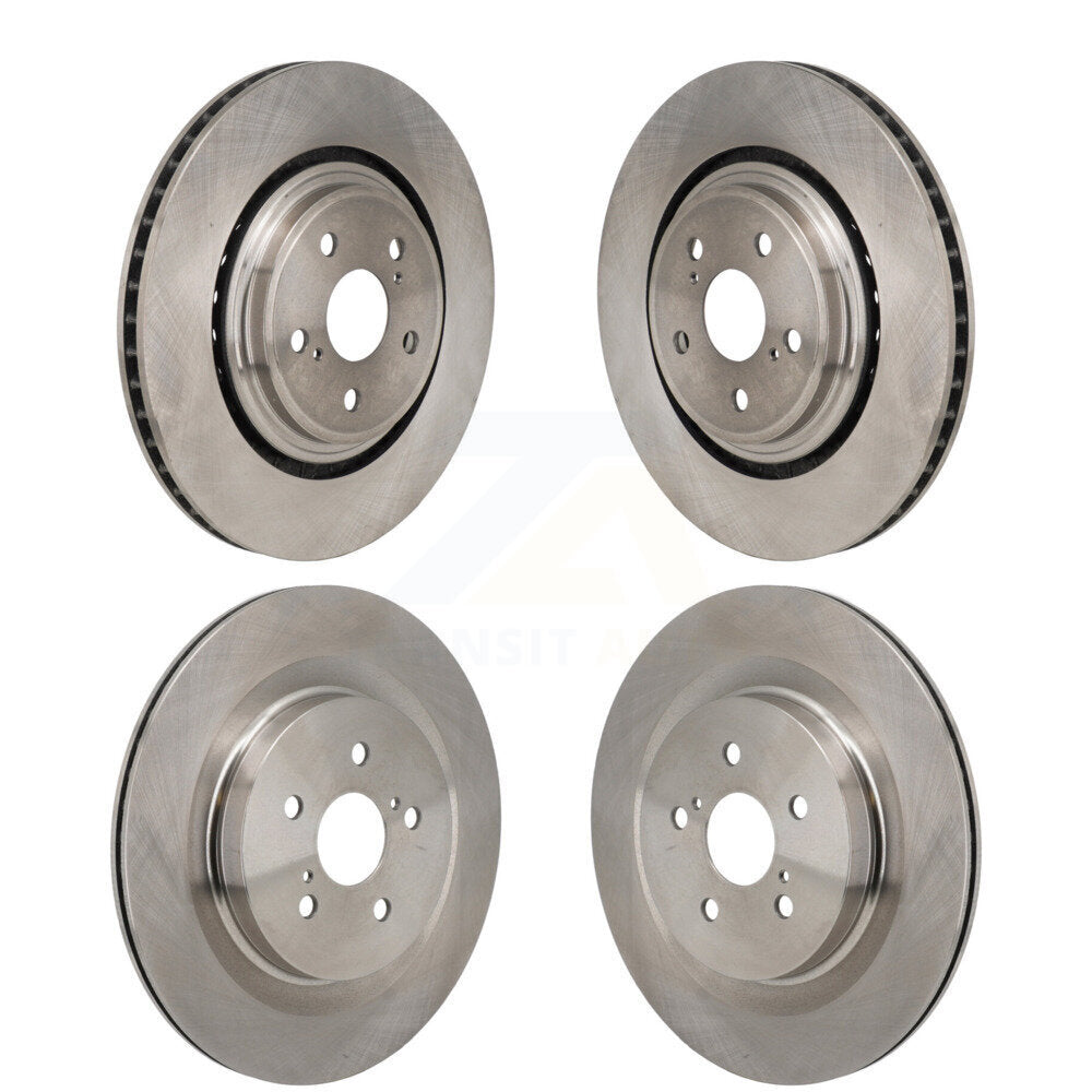 Front Rear Disc Brake Rotors Kit For Toyota Highlander Lexus RX350 RX350h K8-102564