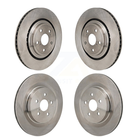 Front Rear Disc Brake Rotors Kit For Toyota Highlander Lexus RX350 RX350h K8-102564