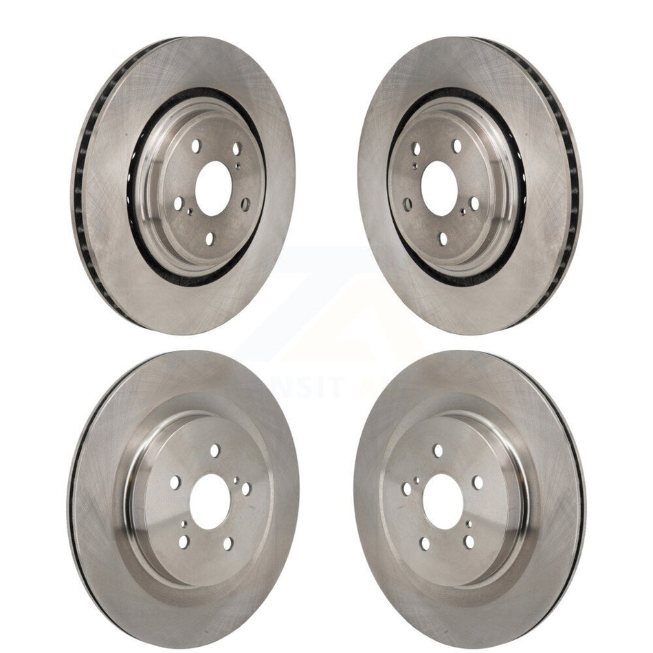 Front Rear Disc Brake Rotors Kit For Toyota Highlander Lexus RX350 RX350h K8-102564