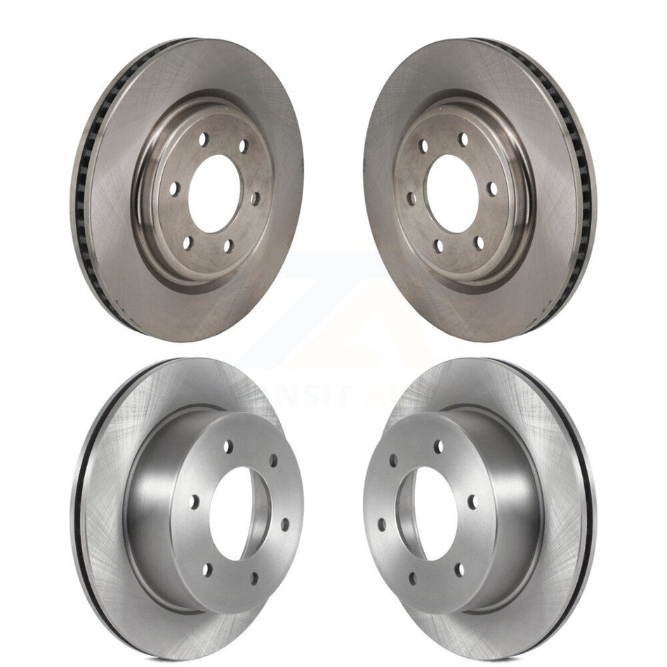 Front Rear Disc Brake Rotors Kit For 2022-2024 Ford Bronco 3.0L K8-102581