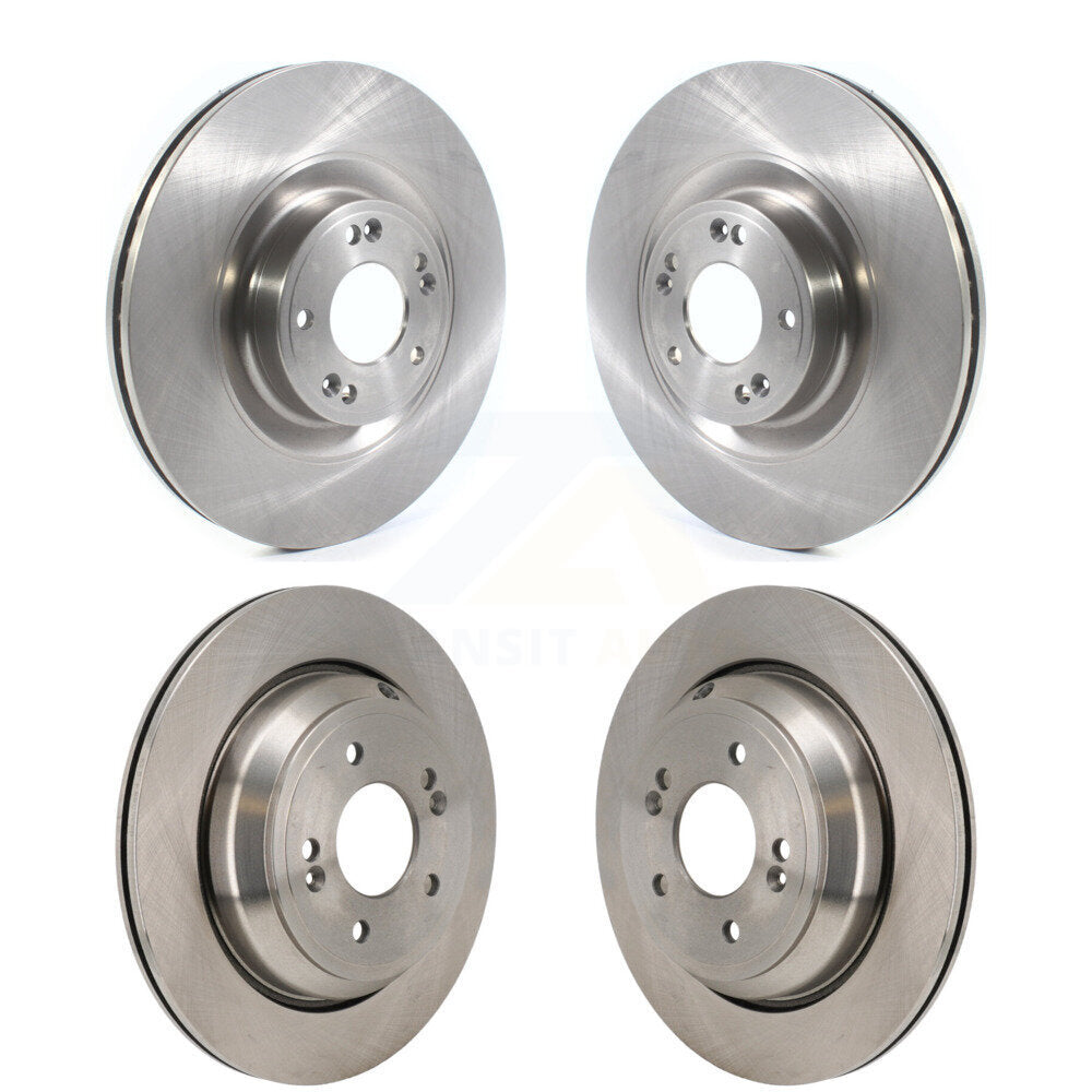 Front Rear Disc Brake Rotors Kit For 2011 Hyundai Equus K8-102583
