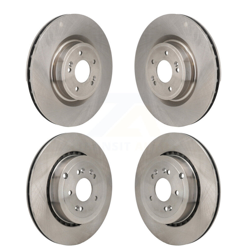 Front Rear Disc Brake Rotors Kit For Kia Stinger Genesis G70 K8-102584