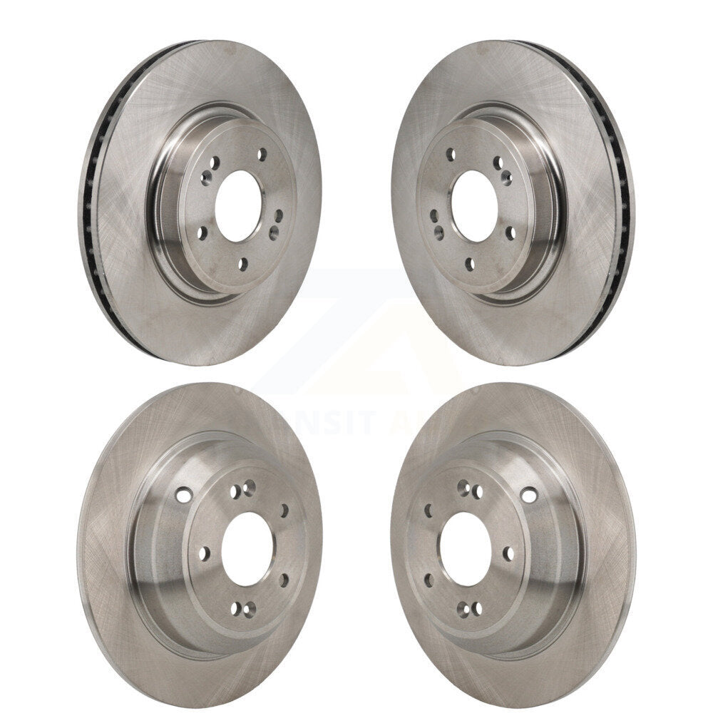 Front Rear Disc Brake Rotors Kit For Genesis G70 Kia Stinger K8-102585