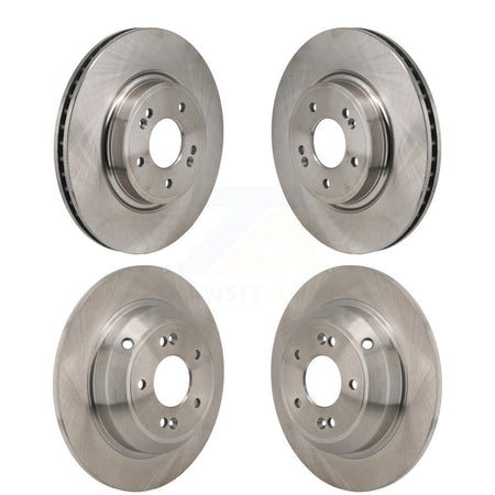 Front Rear Disc Brake Rotors Kit For Genesis G70 Kia Stinger K8-102585