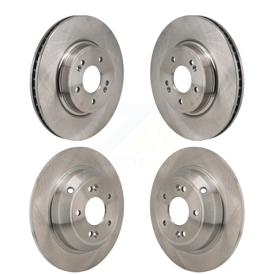 Front Rear Disc Brake Rotors Kit For Genesis G70 Kia Stinger K8-102585