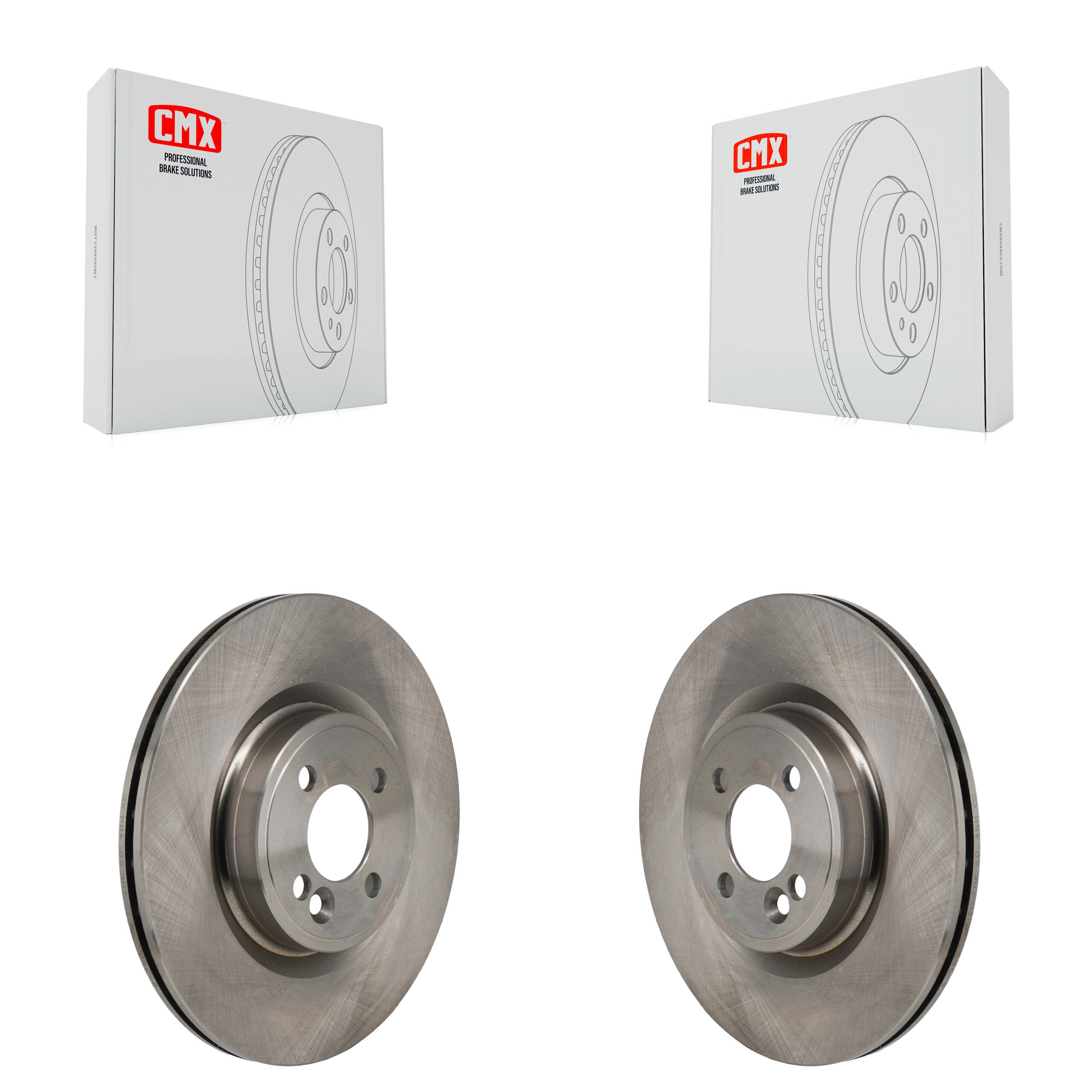 Front Disc Brake Rotors Pair For 2009-2015 Mini Cooper With 316mm Diameter Rotor K8-102591