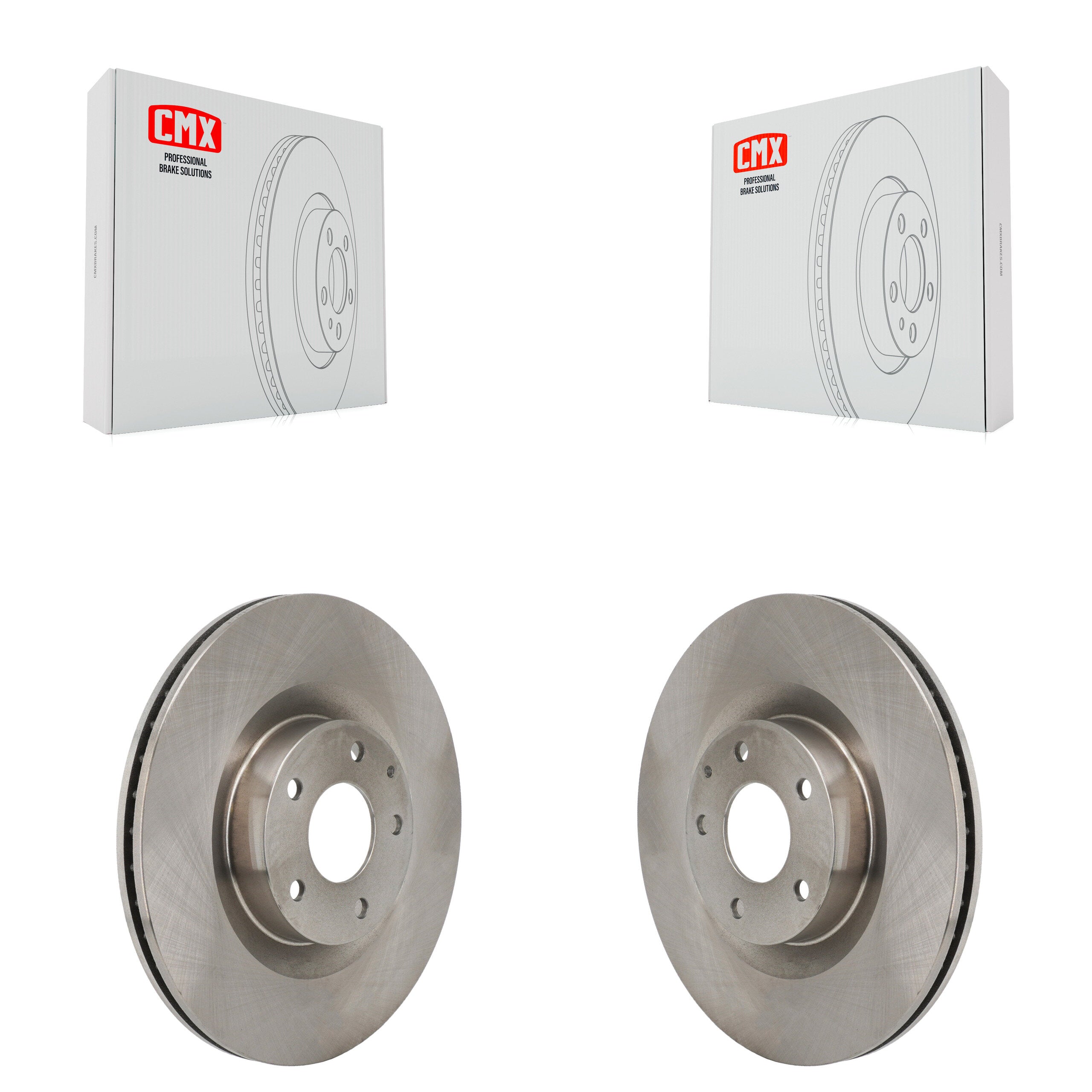 Front Disc Brake Rotors Pair For Mazda CX-50 MX-30 EV K8-102596