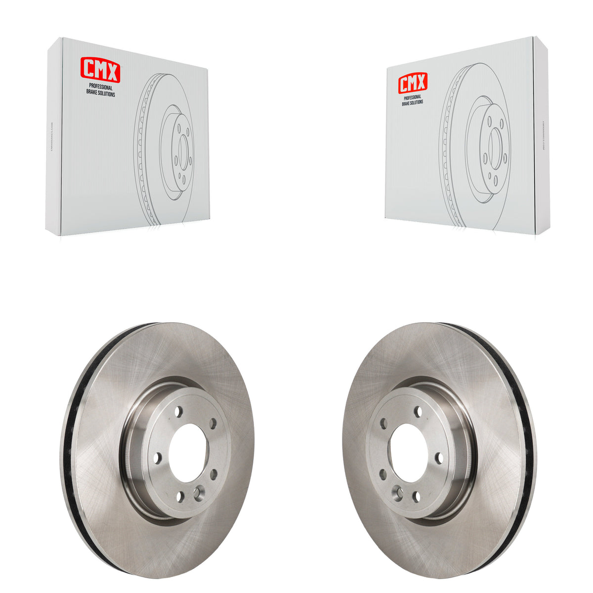 Front Disc Brake Rotors Pair For Land Rover Range Sport Discovery K8-102601