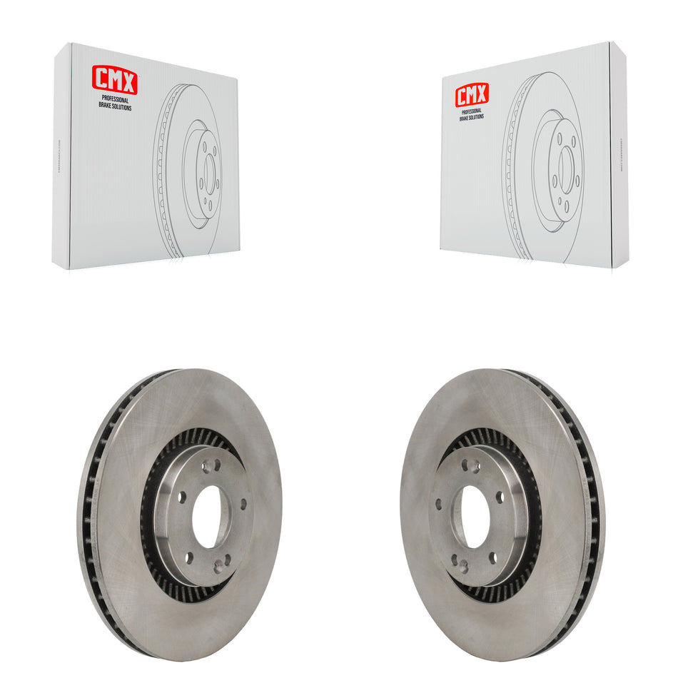 Front Disc Brake Rotors Pair For 2022-2025 Kia Carnival K8-102604