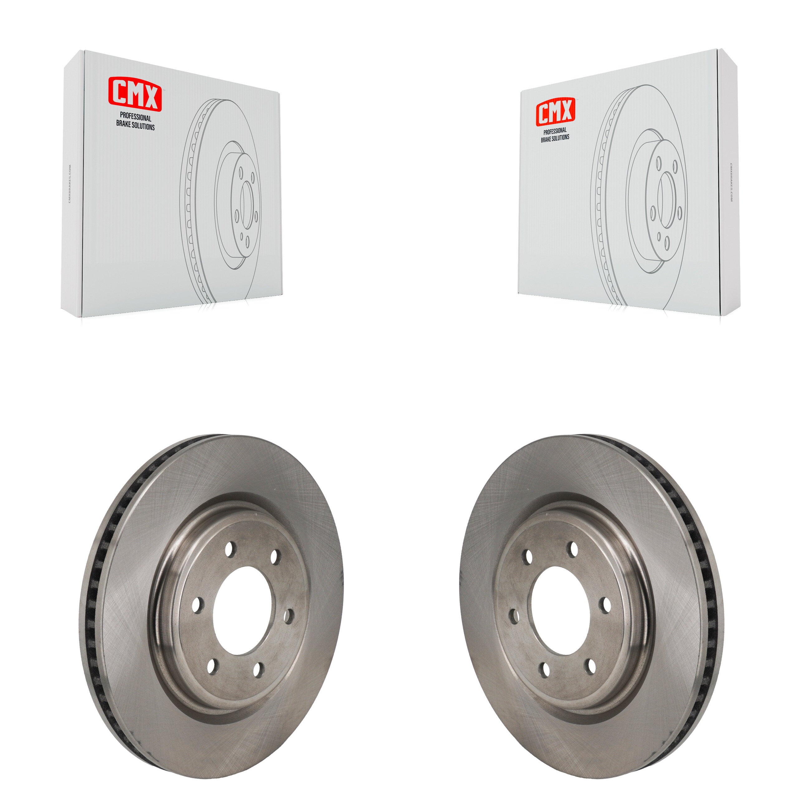 Front Disc Brake Rotors Pair For Ford F-150 Bronco Expedition Lincoln Navigator K8-102605