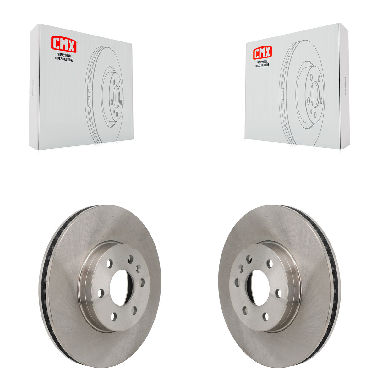 Front Disc Brake Rotors Pair For 2021-2022 Chevrolet Colorado GMC Canyon K8-102611