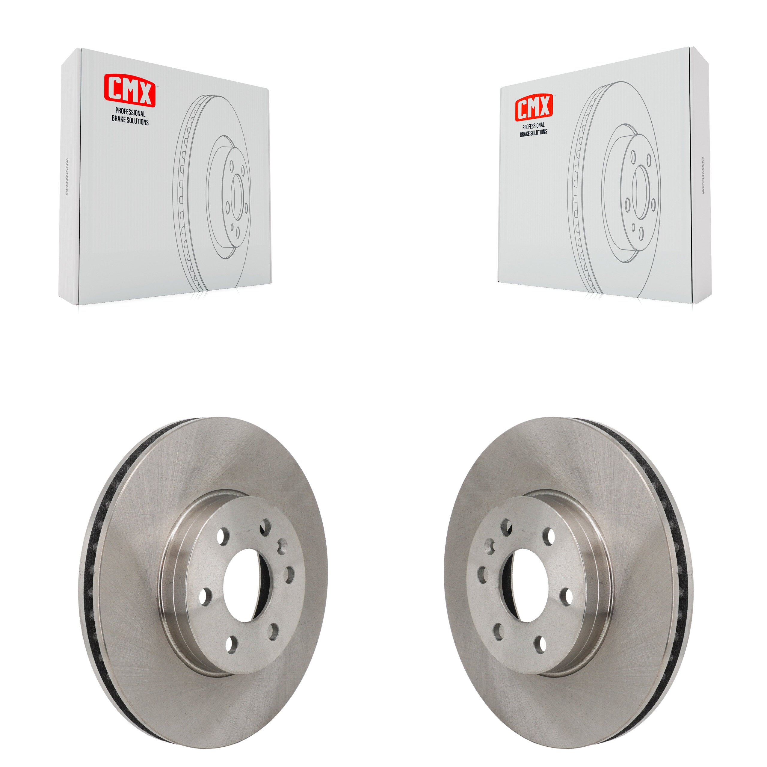 Front Disc Brake Rotors Pair For 2021-2022 Chevrolet Colorado GMC Canyon K8-102611