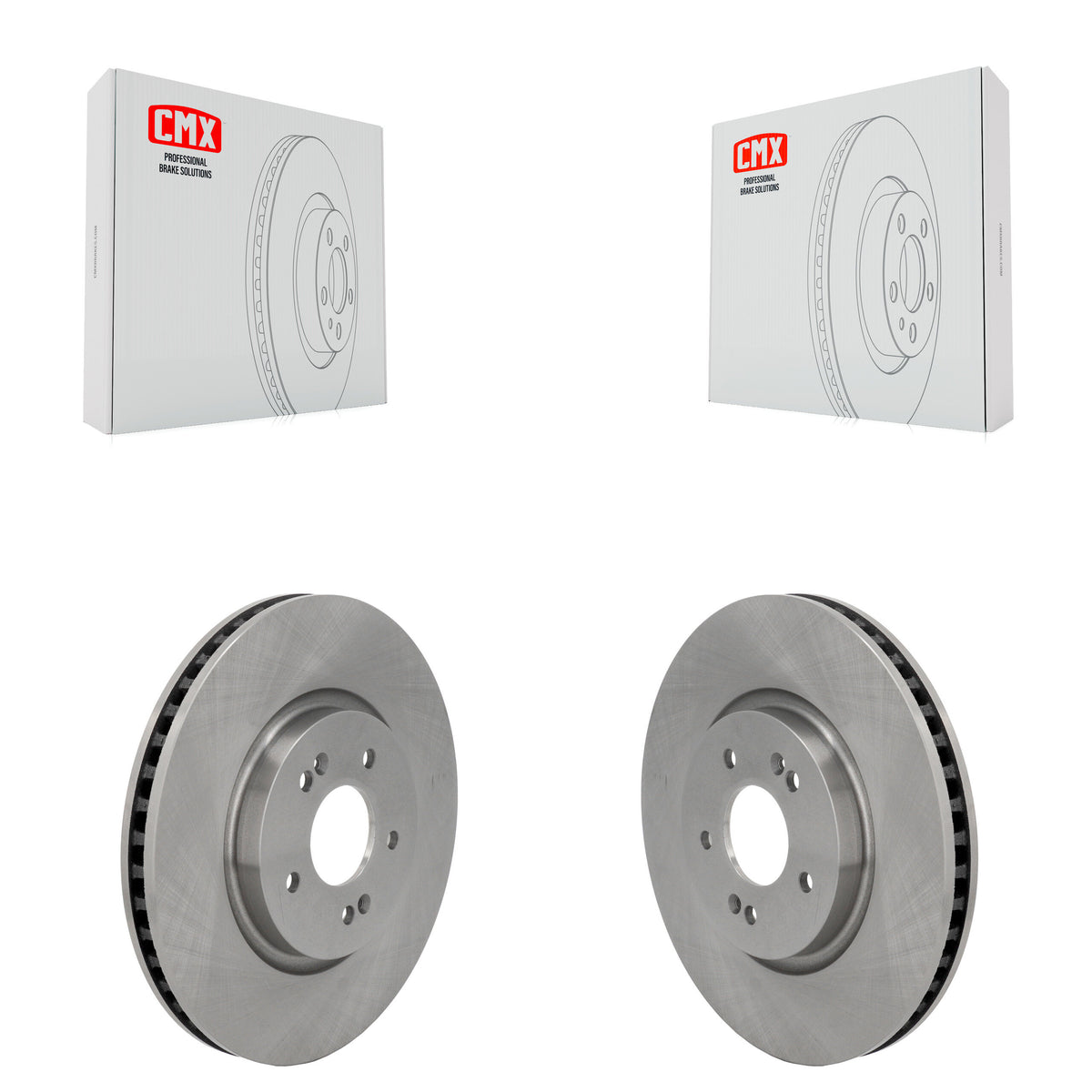 Front Disc Brake Rotors Pair For Hyundai Tucson Kia Sportage Ioniq 5 EV6 6 K8-102620