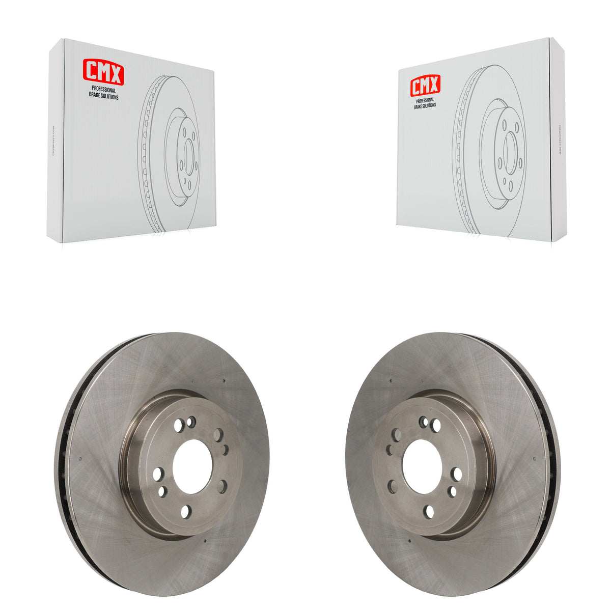 Front Brake Rotors Pair For 2020-2023 Mercedes-Benz GLE350 With 330mm Diameter Rotor K8-102622