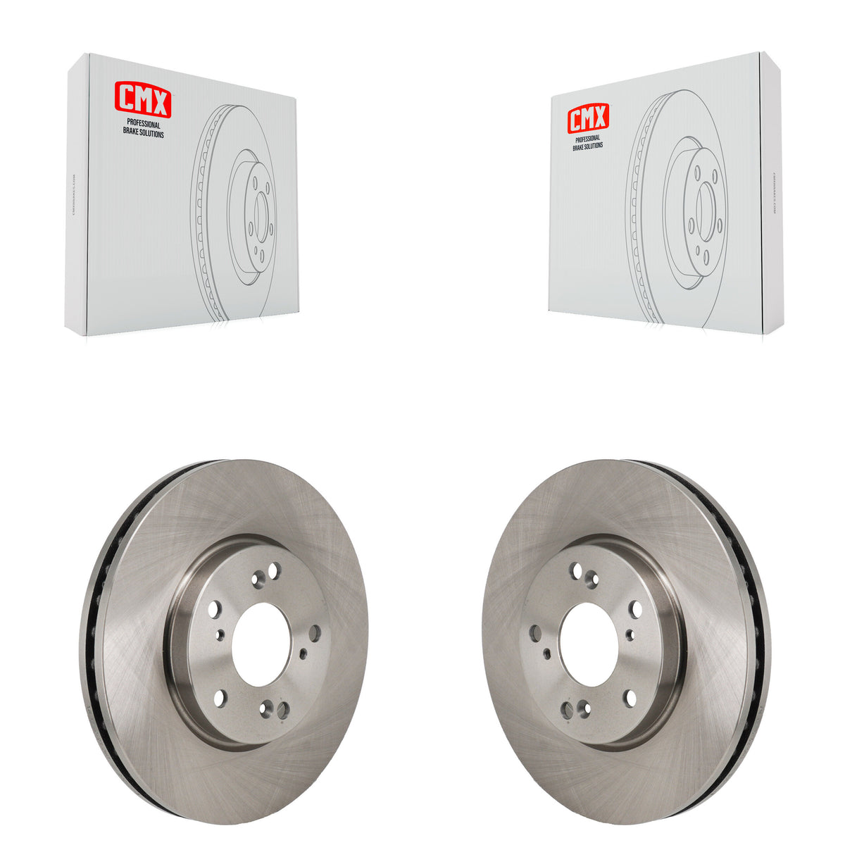 Front Disc Brake Rotors Pair For 2017-2021 Honda Clarity K8-102623