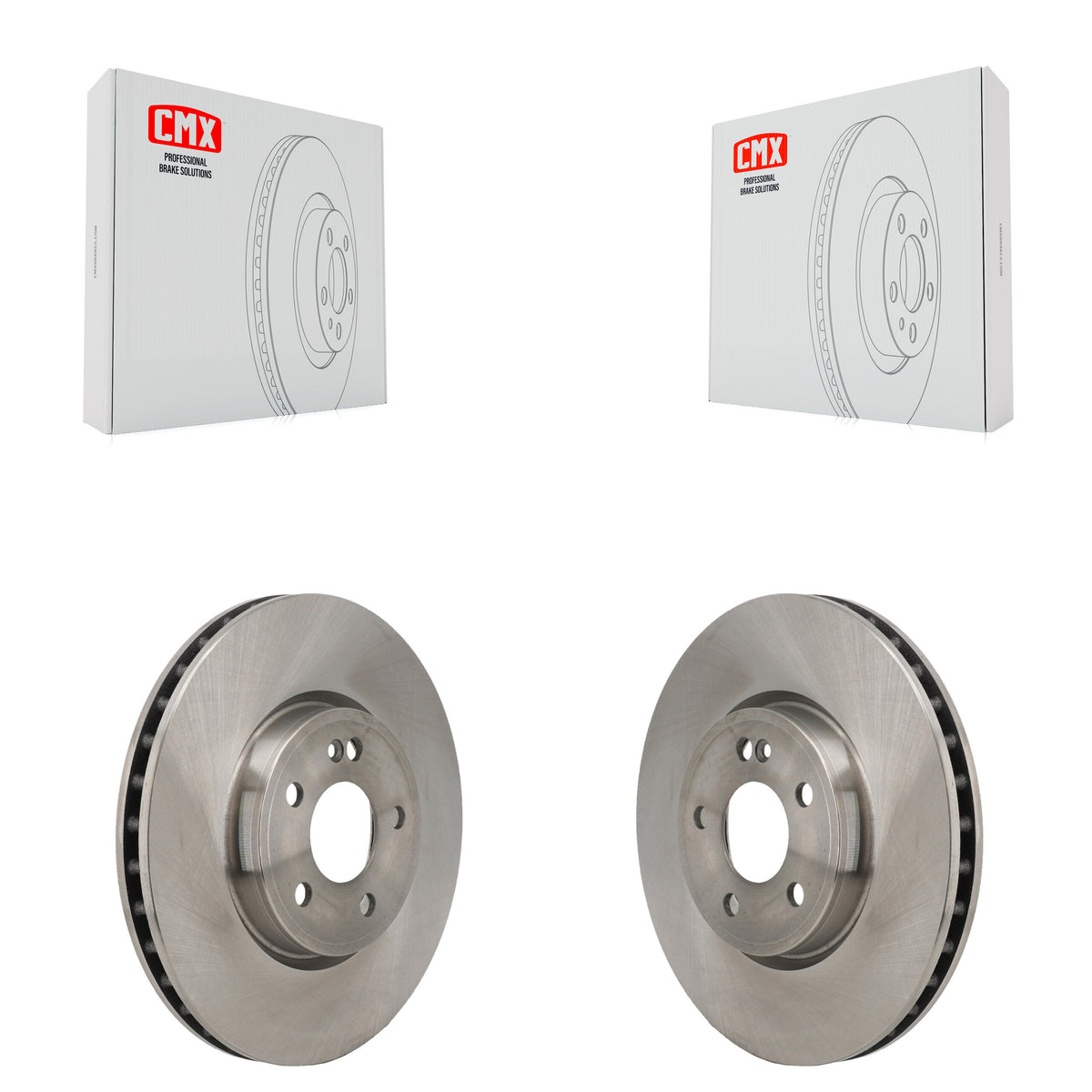Front Disc Brake Rotors Pair For Mercedes-Benz A220 CLA250 With Standard Brakes K8-102626