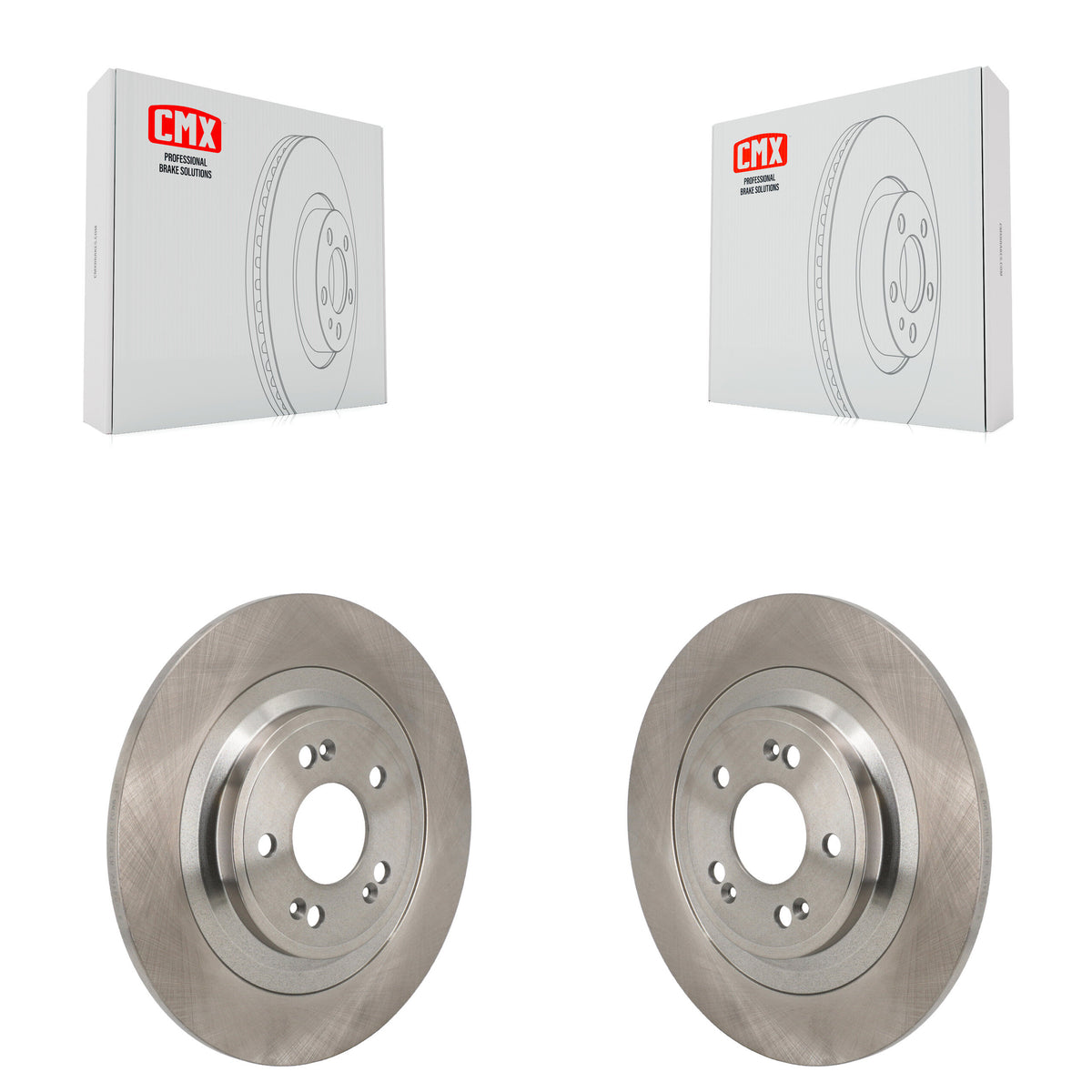 Rear Disc Brake Rotors Pair For Hyundai Ioniq 5 Genesis Kia EV6 GV70 6 GV60 G80 K8-102633