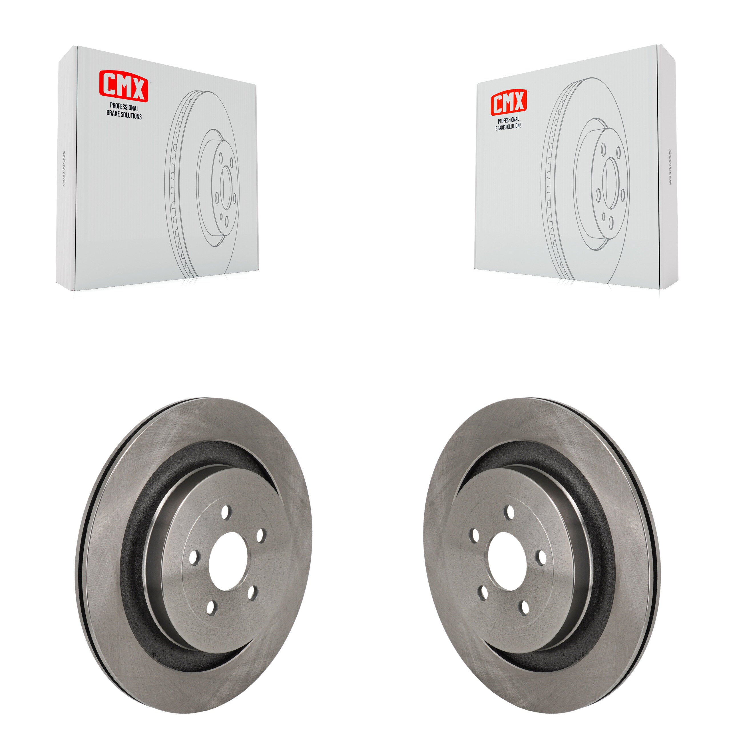 Rear Disc Brake Rotors Pair For Ford Edge Lincoln Nautilus K8-102634