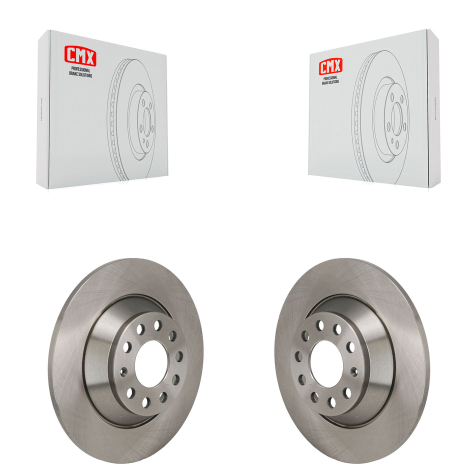 Rear Disc Brake Rotors Pair For 2015-2022 Mercedes-Benz C300 Without Sport Package K8-102635
