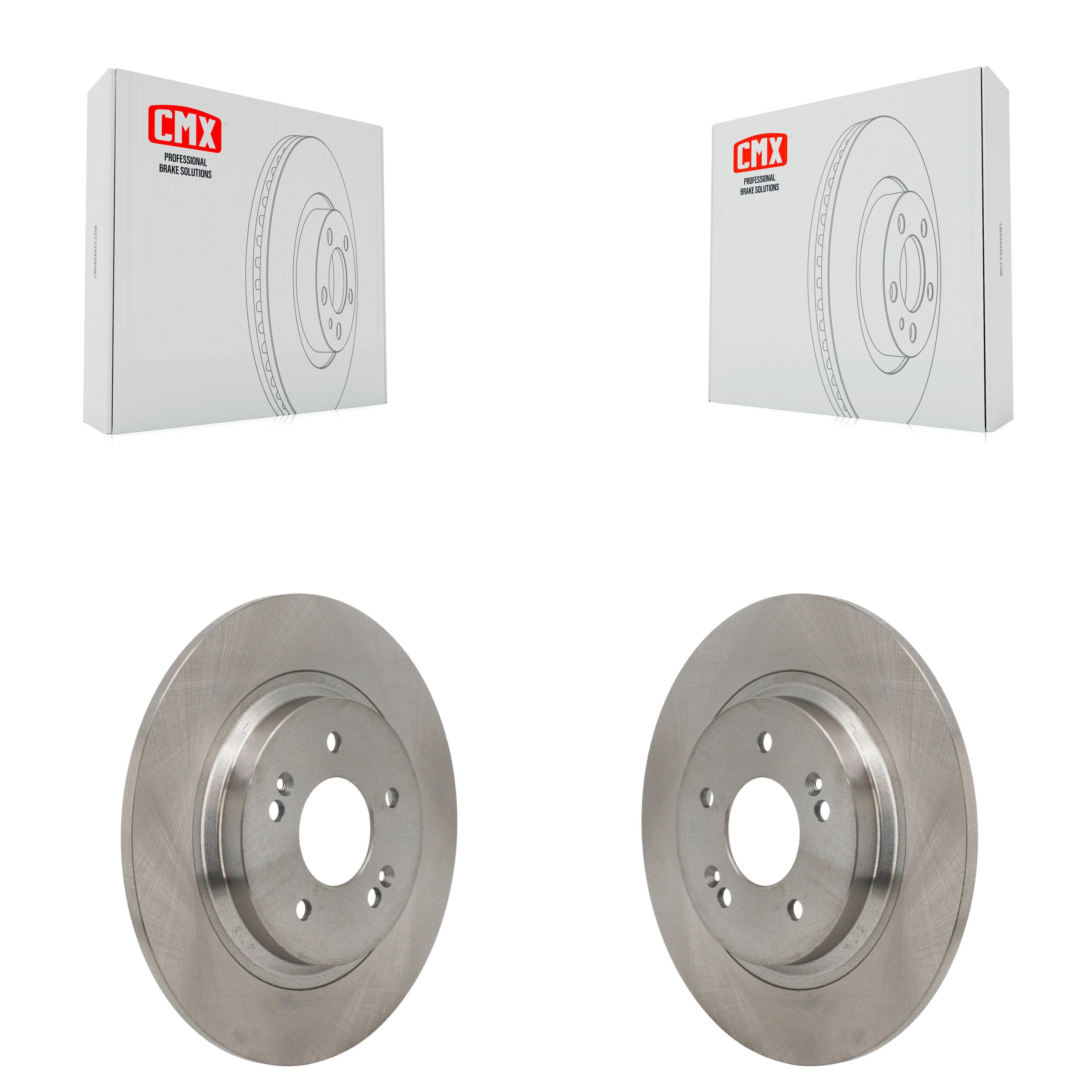 Rear Disc Brake Rotors Pair For Hyundai Santa Fe Kia Sorento GAS engine K8-102637