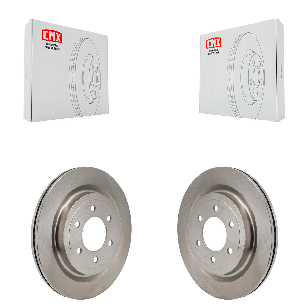 Rear Disc Brake Rotors Pair For Ford F-150 Lightning K8-102643