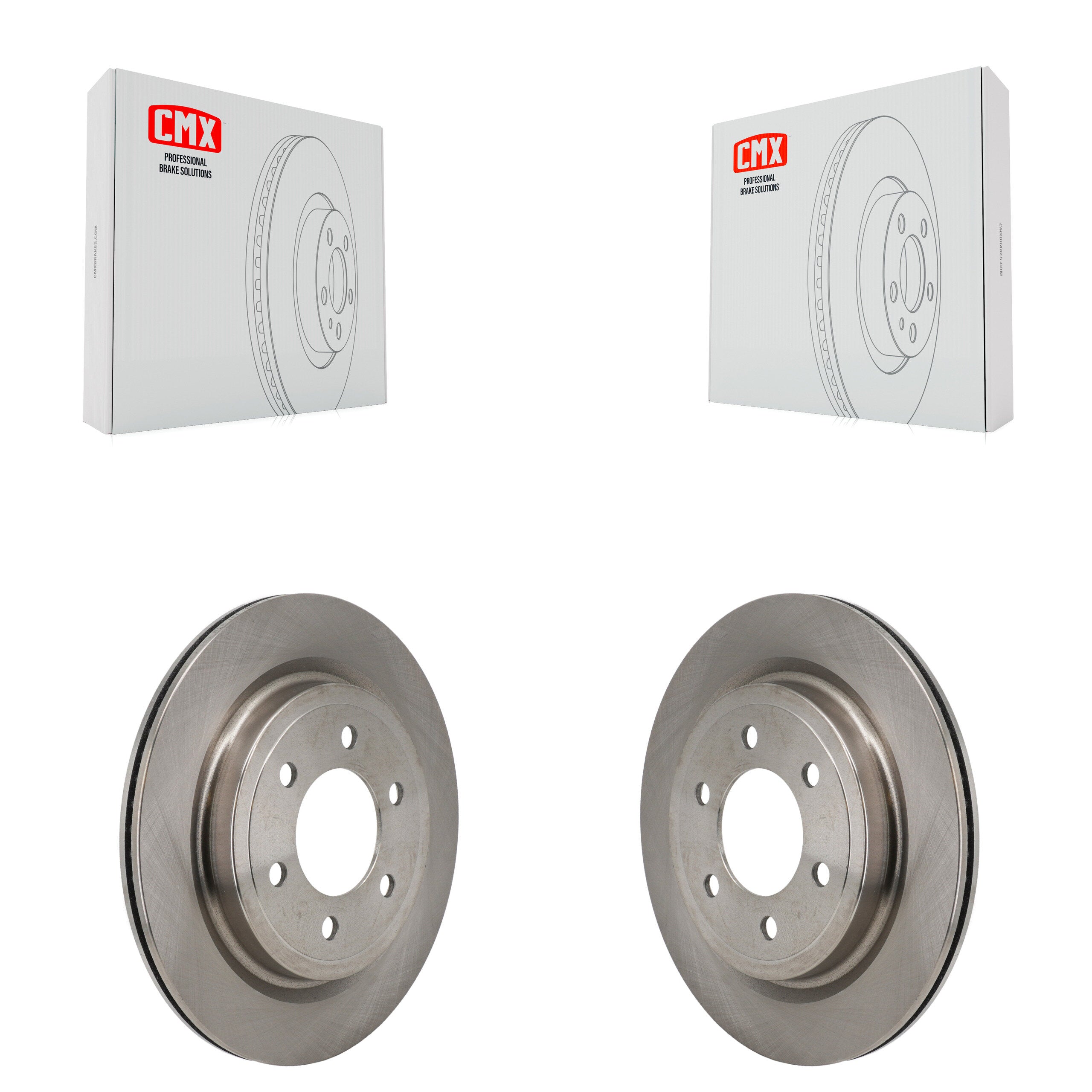 Rear Disc Brake Rotors Pair For Ford F-150 Lightning Expedition Lincoln Navigator K8-102644