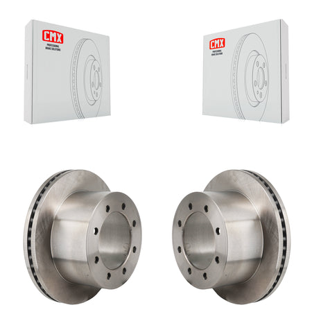 Rear Brake Rotors Pair For GMC Sierra 3500 HD Chevrolet Silverado With Dual Wheels K8-102647