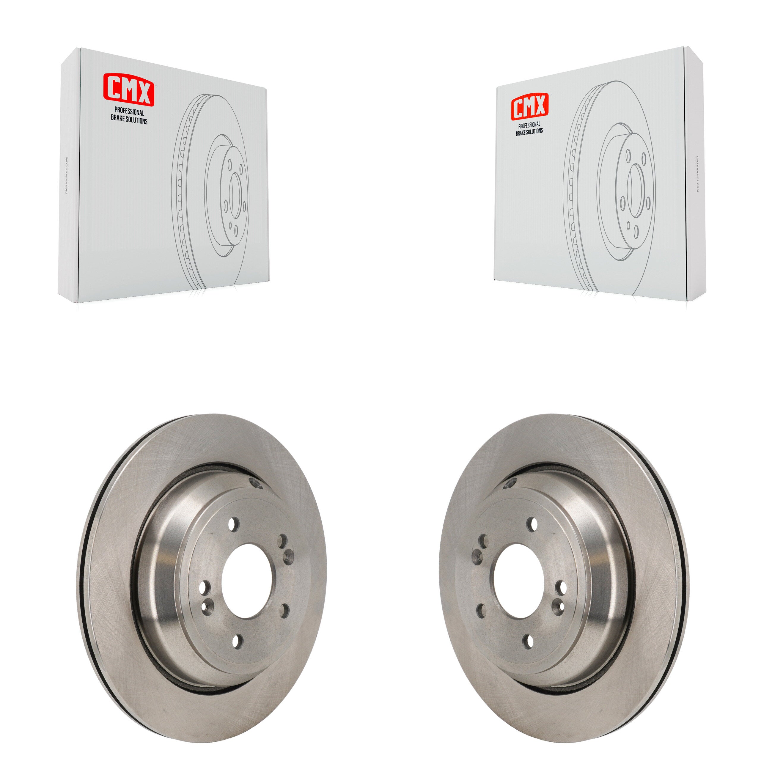 Rear Disc Brake Rotors Pair For Hyundai Equus Kia K900 K8-102648