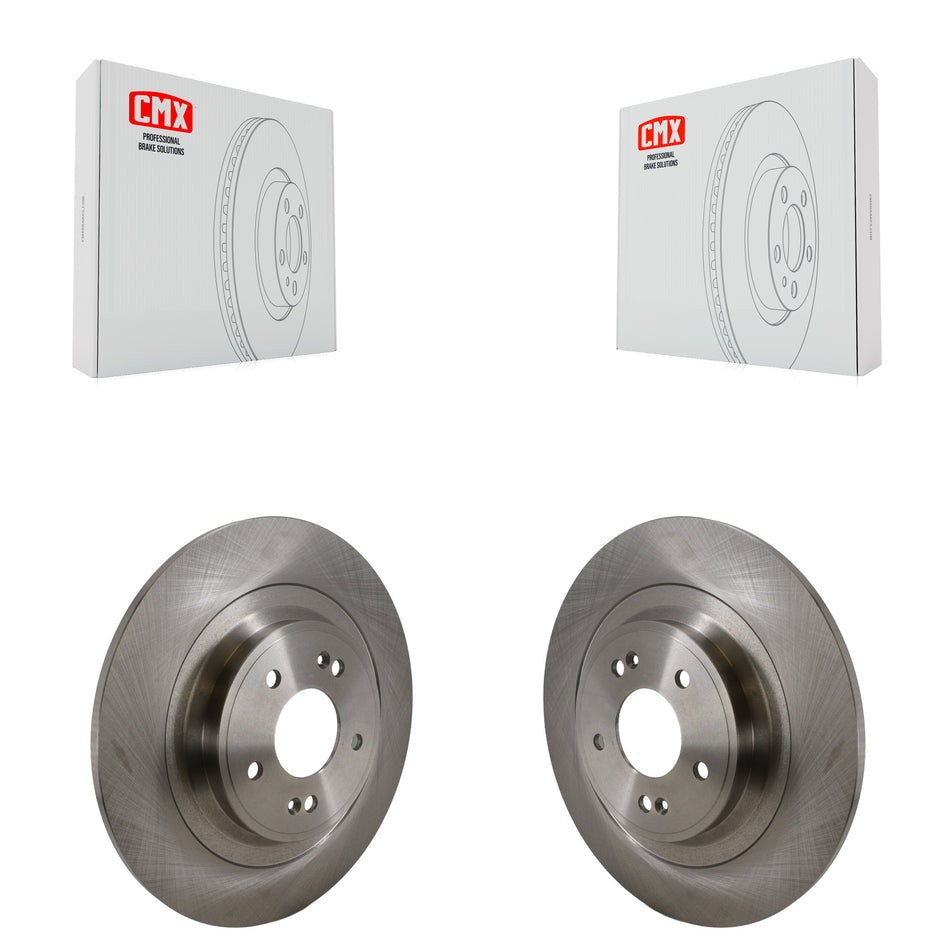 Rear Disc Brake Rotors Pair For Kia Hyundai Carnival Santa Cruz Fe Sorento K8-102650