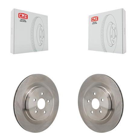 Rear Disc Brake Rotors Pair For Toyota Highlander Lexus RX350 RX350h RX500h RX450h+ K8-102651