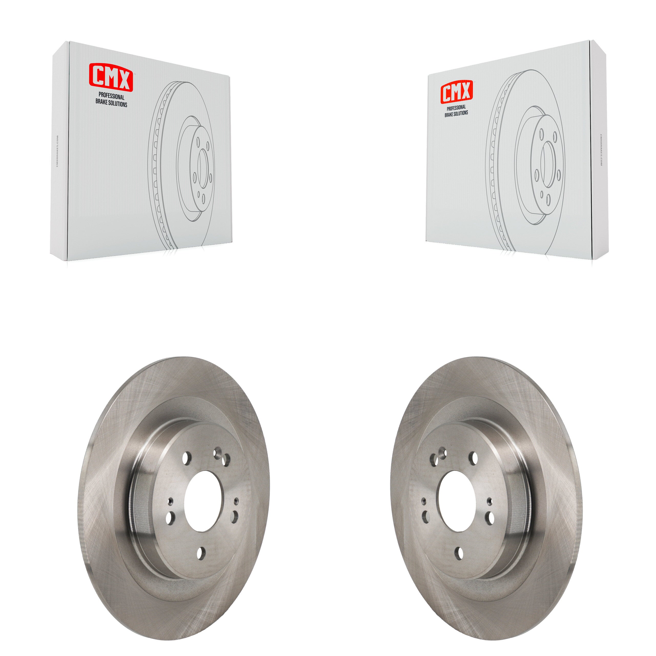Rear Disc Brake Rotors Pair For 2021-2023 Acura TLX K8-102652