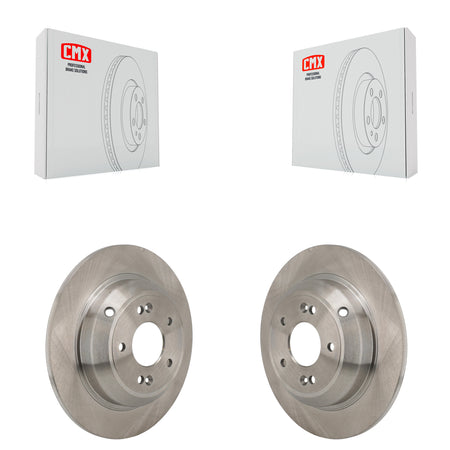 Rear Disc Brake Rotors Pair For Genesis G70 Kia Stinger K8-102663
