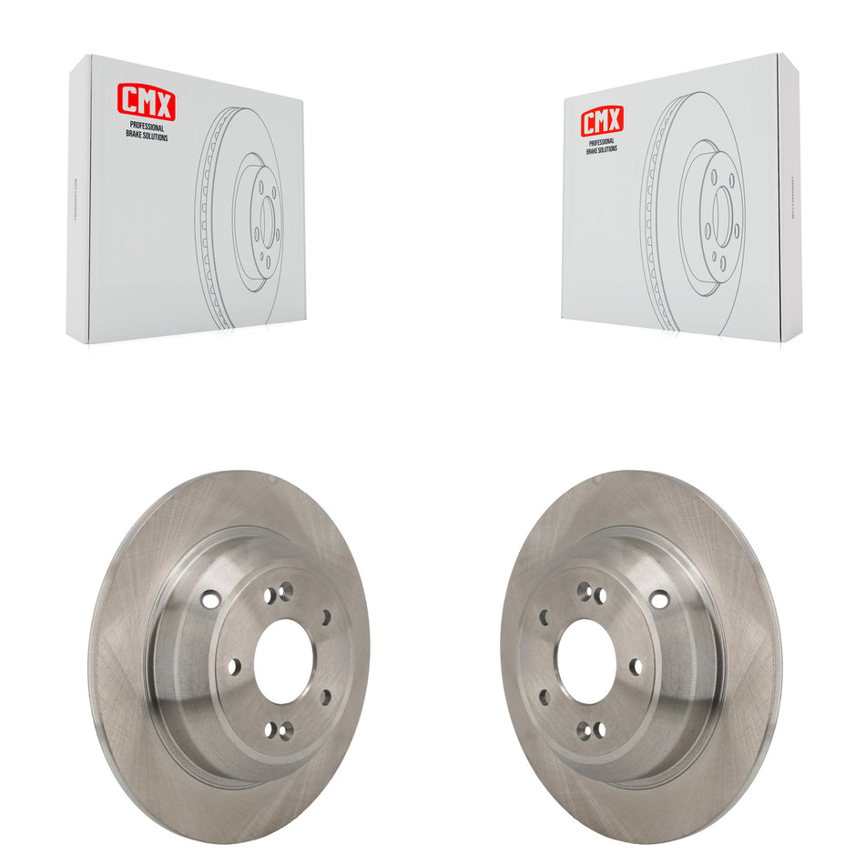 Rear Disc Brake Rotors Pair For Genesis G70 Kia Stinger K8-102663