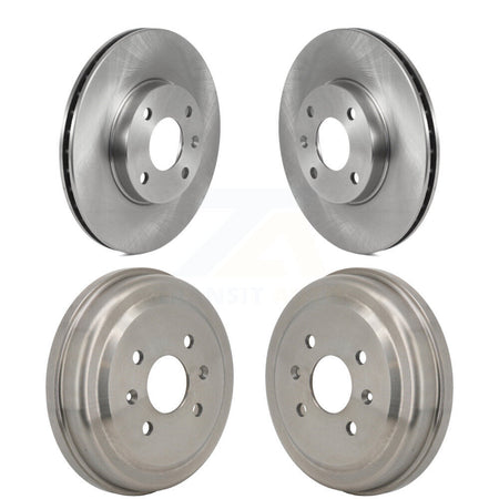 Front Rear Disc Brake Rotors Drums Kit For 2016-2022 Chevrolet Spark K8-102664
