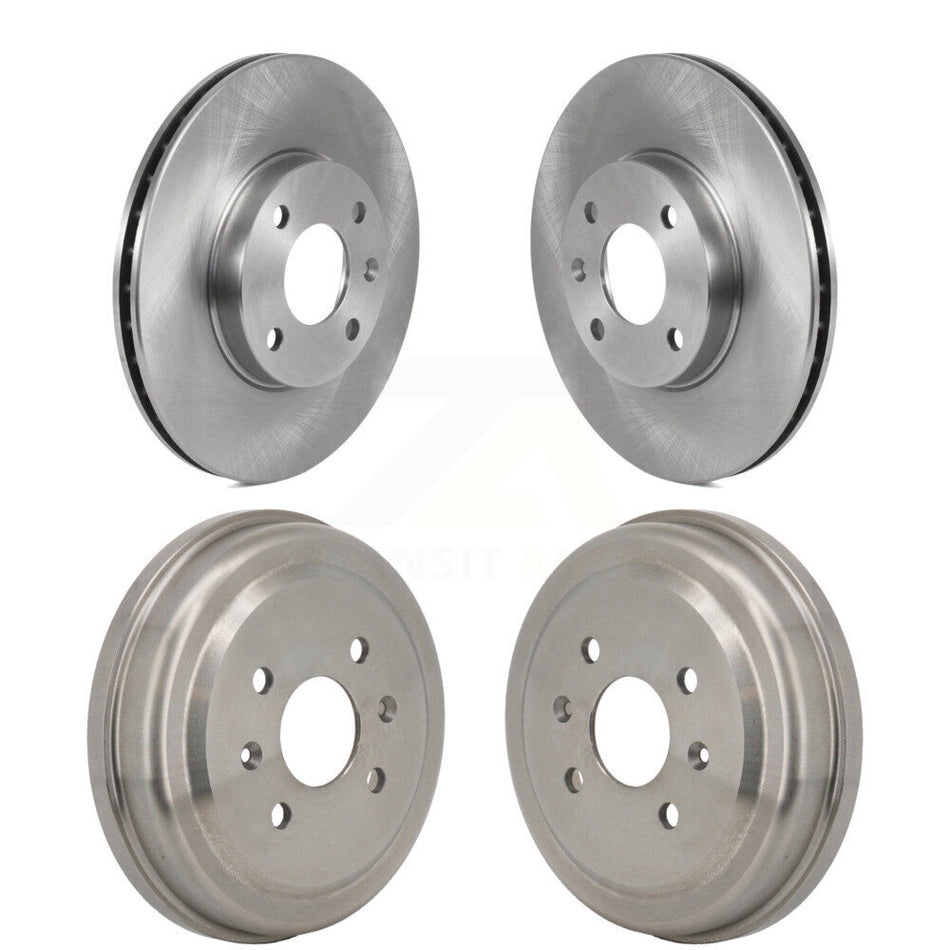 Front Rear Disc Brake Rotors Drums Kit For 2016-2022 Chevrolet Spark K8-102664